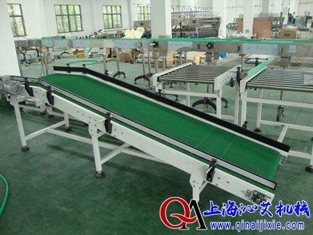皮帶爬坡輸送線